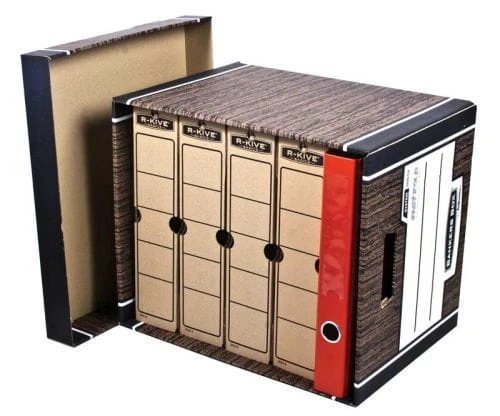 Fellowes pudło archiwizacyjne Woodgrain brązowe - opk 2szt - pudło ze zdejmowanym wiekiem www.asan.com.pl