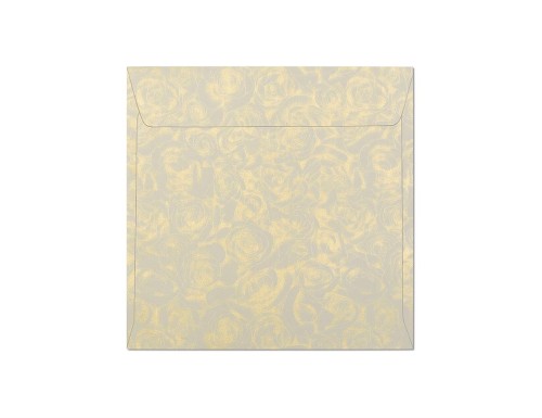 Koperta / koperty ozdobne kwadrat 158x158mm KW158 - Róże krem - opk 10szt/120g www.asan.com.pl