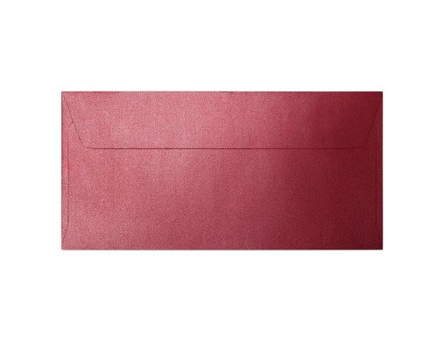 Koperta / koperty ozdobne DL - PEARL CZERWONY opk 10szt 120g m2 www.asan.com.pl