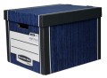 Fellowes pudło archiwizacyjne Woodgrain granatowe - opk 10szt - pudło ze zdejmowanym wiekiem www.asan.com.pl