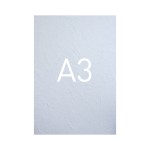 Okładka kartonowa o fakturze skóry - O.UNIVERSAL - 420 x 297 mm (A3) - 100 arkuszy - biały