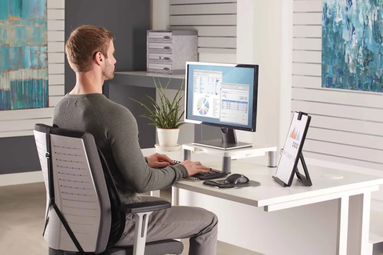 Fellowes Podstawa pod monitor Standard - szara www.asan.com.pl