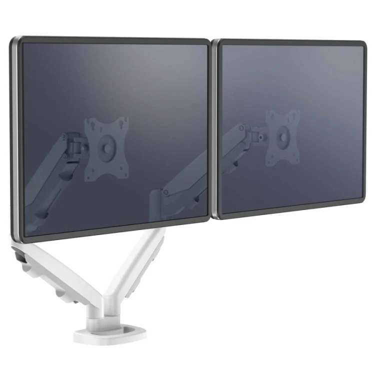 Ramię na 2 monitory Fellowes Eppa™ - BIAŁE www.asan.com.pl
