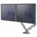 Ramię na 2 monitory Fellowes Eppa™ - SREBRNE www.asan.com.pl