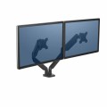 Ramię na 2 monitory Fellowes Platinum Series - poziome - CZARNE  www.asan.com.pl