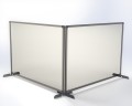 Osłona / Pleksa ochronna MEMOBE 90x60cm srebrna regulowana podstawa www.asan.com.pl
