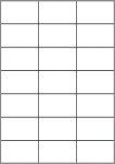 Etykiety samoprzylepne etykieta 70x42,4mm 50 arkuszy  A4  UNI 21