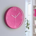 Cichy zegar ścienny Leitz WOW RÓŻOWY średnica 29 cm WWW.ASAN.COM.PL