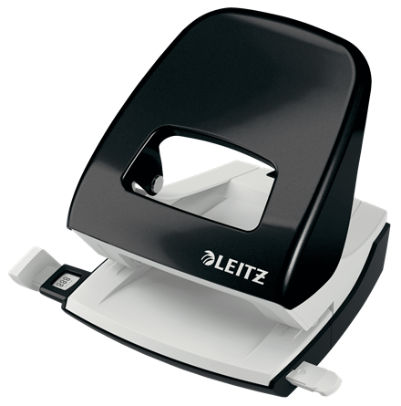 Dziurkacz Leitz WOW duży metalowy 30 kartek CZARNY www.asan.com.pl