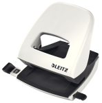 Dziurkacz Leitz WOW duży metalowy 30 kartek BIAŁY