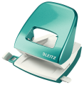 Dziurkacz Leitz WOW duży metalowy 30 kartek TURKUSOWY www.asan.com.pl