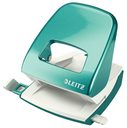 Dziurkacz Leitz WOW duży metalowy 30 kartek TURKUSOWY www.asan.com.pl