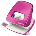 Dziurkacz Leitz WOW duży metalowy 30 kartek RÓŻOWY www.ASAN.COM.PL
