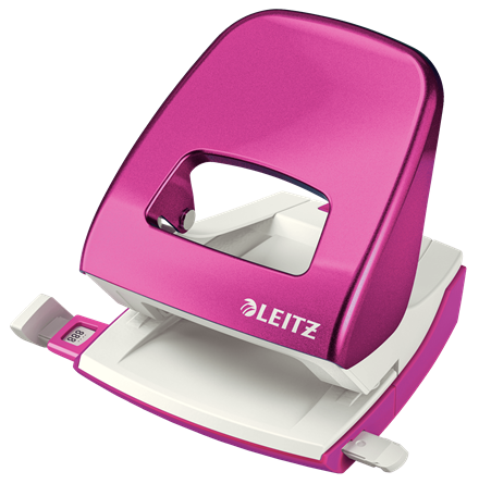 Dziurkacz Leitz WOW duży metalowy 30 kartek RÓŻOWY www.ASAN.COM.PL