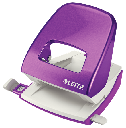 Dziurkacz Leitz WOW duży metalowy 30 kartek FIOLETOWY www.asan.com.pl