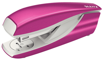 Zszywacz metalowy różowy www.asan.com.pl