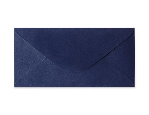 Koperta / koperty ozdobne DL -  opk 10szt 150g/m2  GRANATOWY PERŁOWY   