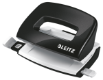 Dziurkacz Leitz WOW mały metalowy 10 kartek CZARNY 