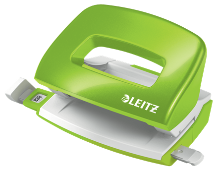 Dziurkacz Leitz WOW mały metalowy 10 kartek www.asan.com.pl