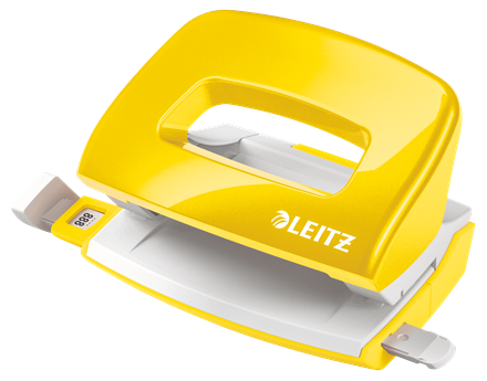 Dziurkacz Leitz WOW mały metalowy 10 kartek www.asan.com.pl