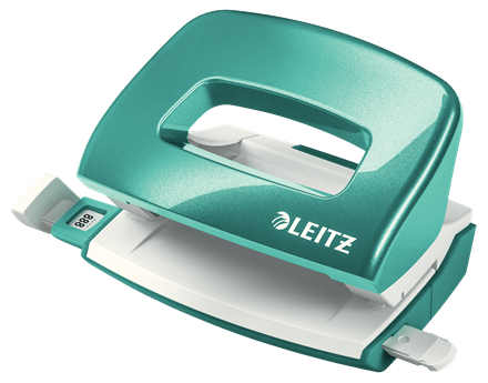 Dziurkacz Leitz WOW mały metalowy 10 kartek www.asan.com.pl