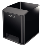 Kubek na długopisy Leitz ze wzmacniaczem dźwięku CZARNY