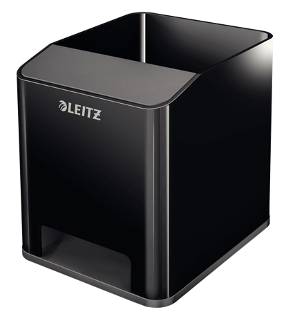 Kubek na długopisy Leitz ze wzmacniaczem dźwięku  www.asan.com.pl