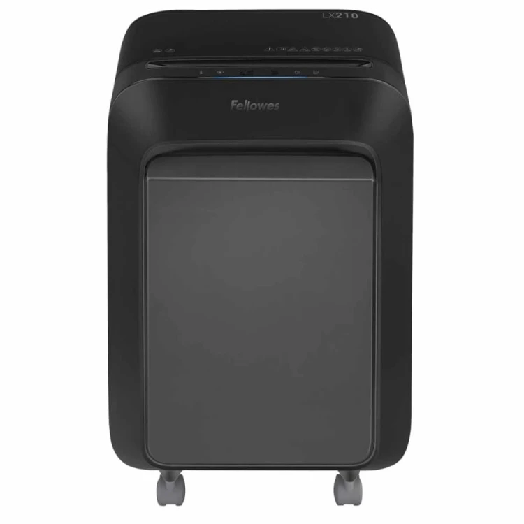 Niszczarka Fellowes LX210 CZARNA ścinki 4x12mm P4/T4 www.asan.com.pl