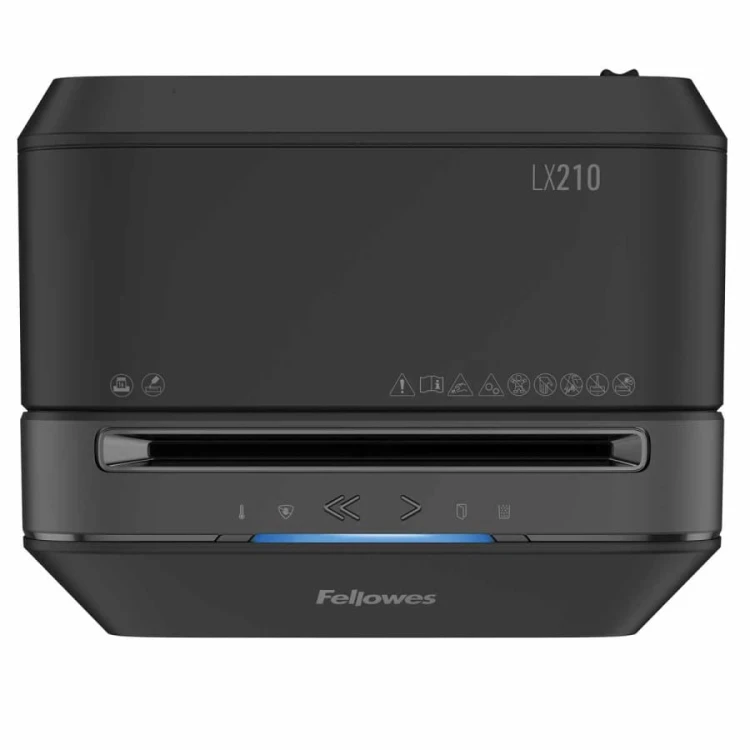 Niszczarka Fellowes LX210 CZARNA ścinki 4x12mm P4/T4 www.asan.com.pl