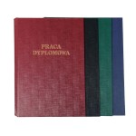 Okładka twarda - O.HARD COVER Classic  304x212mm / NIEBIESKA / 10par / Praca Dyplomowa (A4+ pionowa)