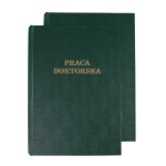 Okładka twarda - O.HARD COVER Classic  304x212mm / ZIELONA / 10par / Praca Doktorska (A4+ pionowa)