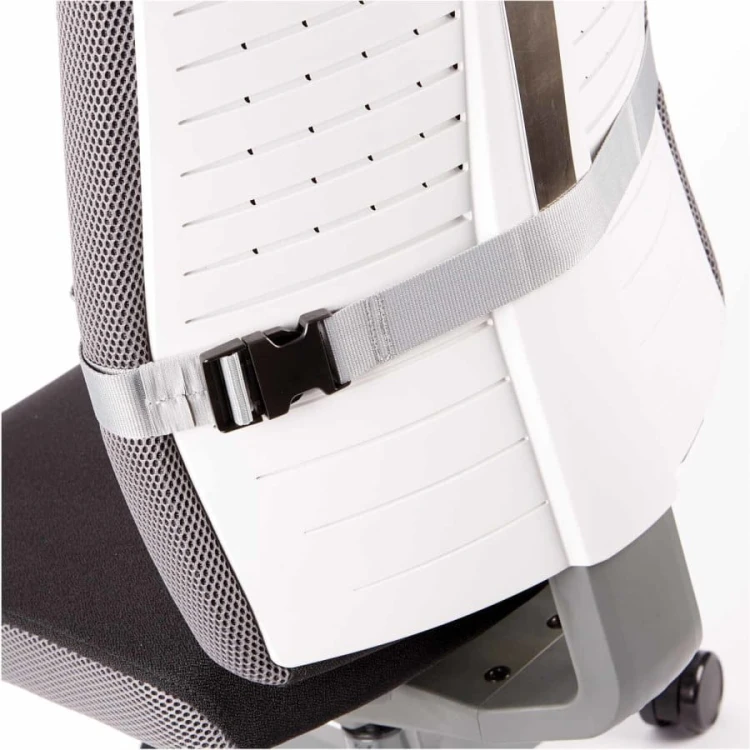 Podpórka pod plecy lędźwiowa Fellowes i-Spire™ - biała/szara  www.asan.com.pl