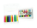 Kredki żelowe SILKY intensywne kolory opakowanie 12 sztuk www.asan.com.pl