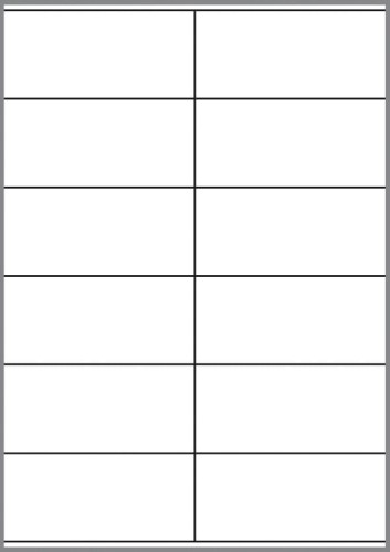 Etykiety samoprzylepne UNI12 www.asan.com.pl