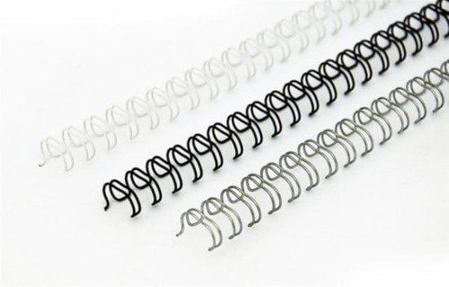 Grzbiety drutowe Argo A4 skok 3:1 4,8mm 3/16" - kolor SREBRNY  www.asan.com.pl