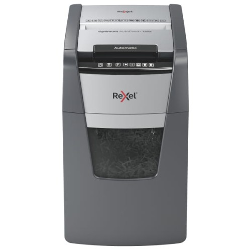 Niszczarka automatyczna Rexel Optimum AutoFeed+ 150X, tnie na konfetti www.asan.com.pl