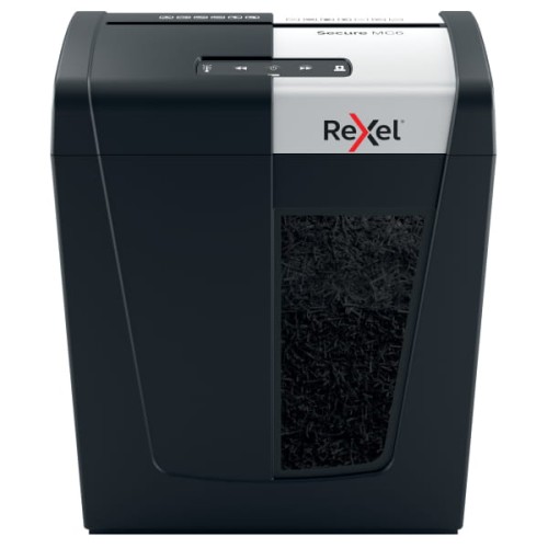 Niszczarka Rexel Secure MC6 Whisper-Shred™, tnie na mikrościnki www.asan.com.pl