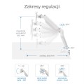 Ramię na 1 monitor Fellowes Platinum Series™ BIAŁE www.asan.com.pl