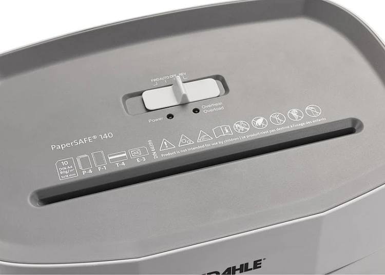 Niszczarka Dahle PaperSafe PS140 ś.5x18mm P4 www.asan.com.pl