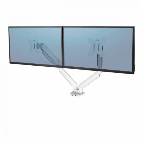 Ramię na 2 monitory Fellowes Platinum Series - poziome - BIAŁE www.asan.com.pl