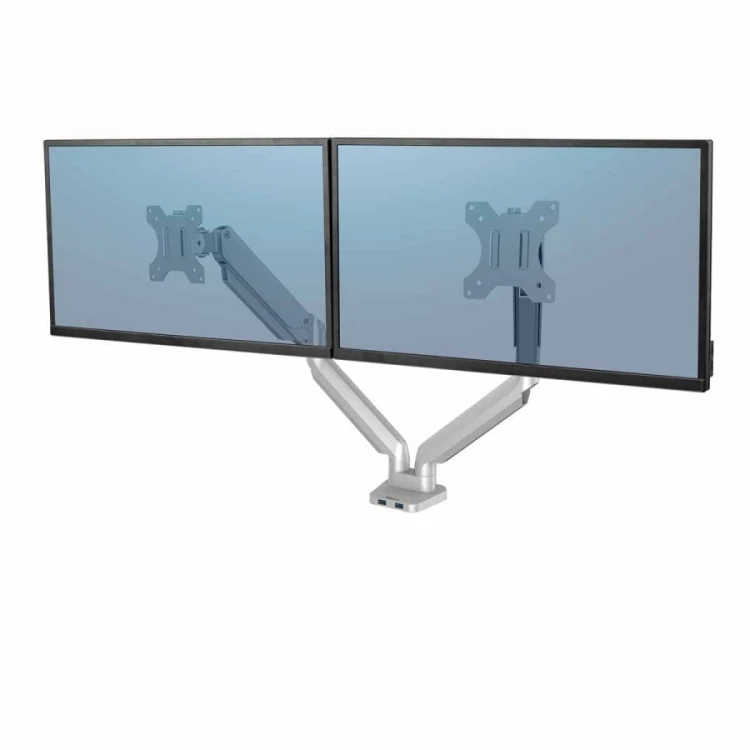 Ramię na 2 monitory Fellowes Platinum Series - poziome - BIAŁE www.asan.com.pl