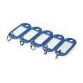 Plastikowe zawieszki do kluczy - opk 100szt kolor CZERWONY www.asan.com.pl