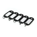 Plastikowe zawieszki do kluczy - opk 100szt kolor CZARNY www.asan.com.pl