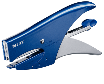 Zszywacz nożycowy mały Leitz - zszywa do 15kartek  www.asan.com.pl