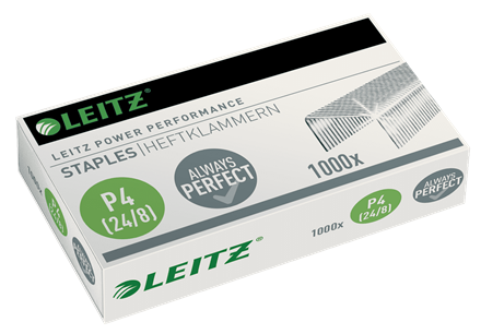 Zszywki Leitz galwanizowane P4 24/8 opk1000szt www.asan.com.pl