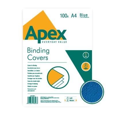 Okładka skóropodobna do bindowania DELTA A4 GRANATOWA Apex - Fellowes  WWW.ASAN.COM.PL