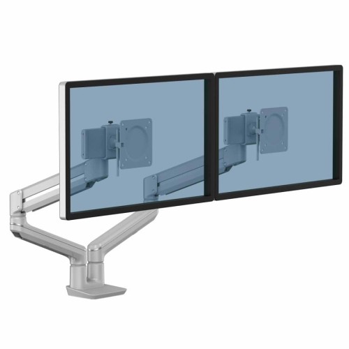 Ramię na 2 monitory Fellowes TALLO SREBRNE www.asan.com.pl
