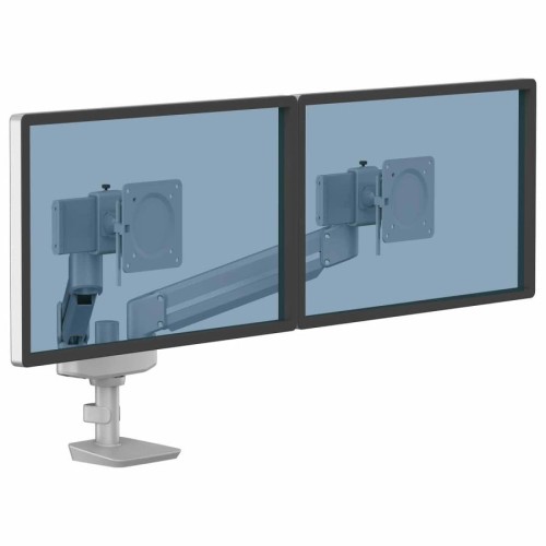 Ramię kompaktowe na 2 monitory Fellowes TALLO™ srebrne www.asan.com.pl