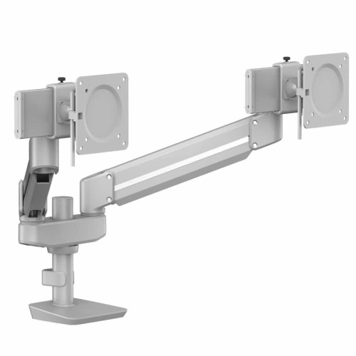 Ramię kompaktowe na 2 monitory Fellowes TALLO™ srebrne www.asan.com.pl