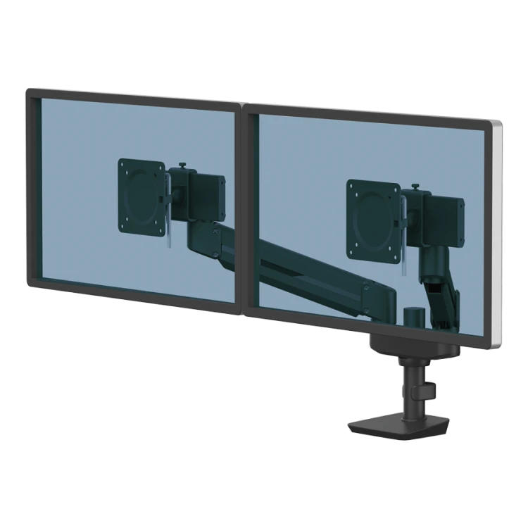Ramię kompaktowe na 2 monitory Fellowes TALLO™ czarne www.asan.com.pl